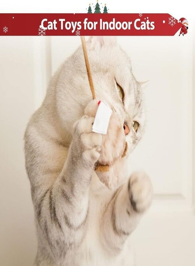 KittuPet لعبة ريش تفاعلية للقطط من KittuPet، لعبة قطيفة على شكل فأر ميلودي تشيسر تصدر صوت صرير للقطط المنزلية - Image 4